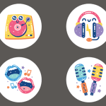 کاور 4تایی مینیمال هایلایت موزیک