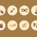 کاور هایلایت استوری موزیک کرمی رنگ