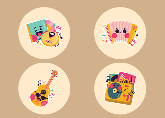 کاور هایلایت موسیقی طرح فانتزی 75