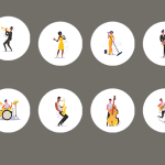 طرح png کاور هایلایت موزیک