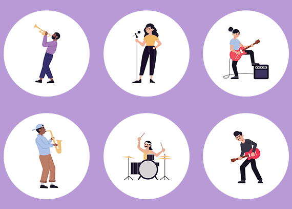 کاور 6تایی هایلایت استوری موزیک 83