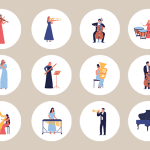 مجموعه هایلایت اینستاگرام طرح موسیقی