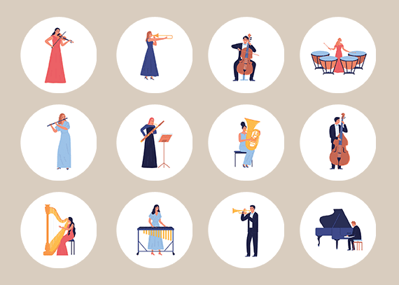 مجموعه هایلایت اینستاگرام طرح موسیقی 88