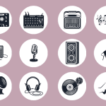 کاور هایلایت استوری موزیک سیاه سفید