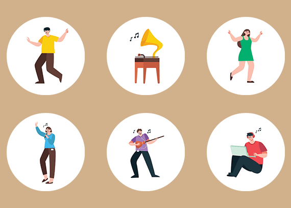 کاور خام هایلایت استوری موزیک 28