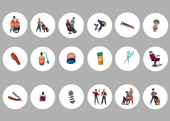 کاورهایلایت استوری آرایشگاه مردانه 35