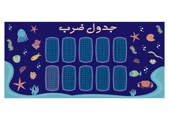جدول ضرب طرح اقیانوسی