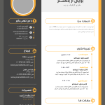 دانلود رزومه آماده و قابل ویرایش