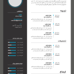 رزومه لایه باز با قابلیت ویرایش سریع