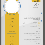 طرح رزومه لایه باز مناسب برای کارجویان
