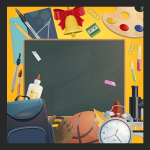 طرح نام کلاس و نام معلم بر روی درب