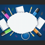 طرح آماده و خام برای نام کلاس درس