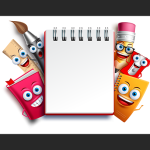 طرح ابزارهای شاد برای سر درب کلاس