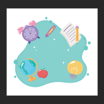 طرح ساده و زیبای سر درب کلاس