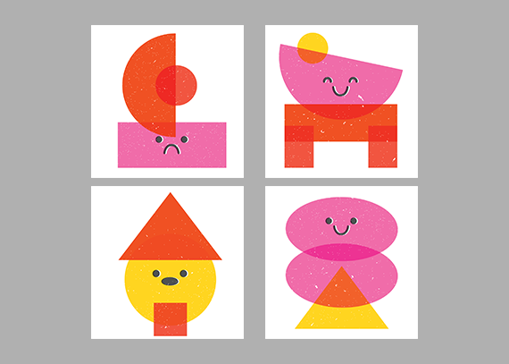 طرح اشکال هندسی مخصوص مدارس 1