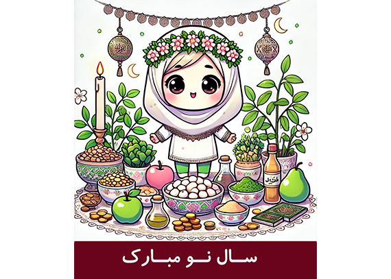 کارت عید نوروز دانش آموزی 1