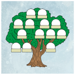 طرح شجره‌نامه خانوادگی با طراحی مدرن