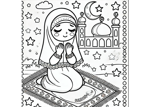 طرح کاربرگ نماز برای دانش آموزان