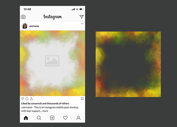 فریم آماده پست اینستاگرام 4