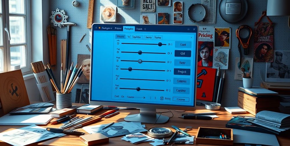A screenshot of a Photoshop preference window, showcasing a user adjusting graphic settings and performance options for better graphics handling.