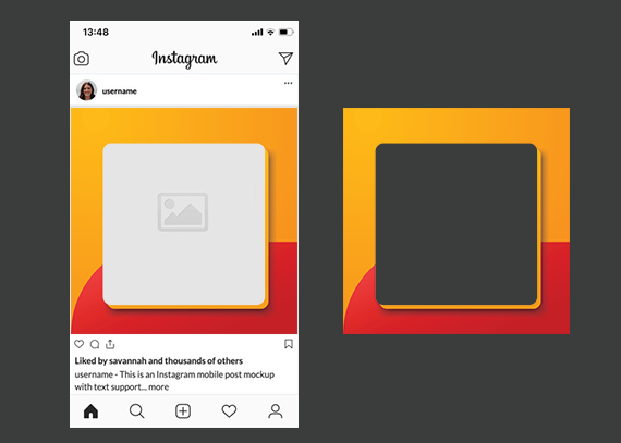 کاور حاشیه – فریم پست برای اینستاگرام 40