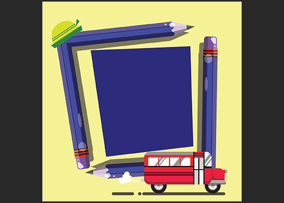 دانلود طرح گرافیکی نام کلاس برای مدرسه