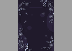 دانلود حاشیه گل زیبا و ظریف | طرح آماده برای استفاده