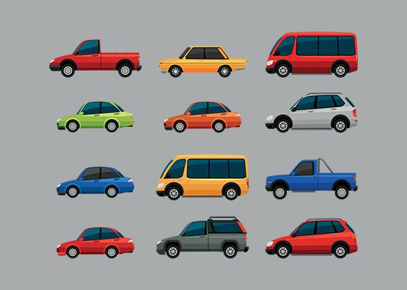 آشنایی با وسایل نقلیه شخصی و عمومی