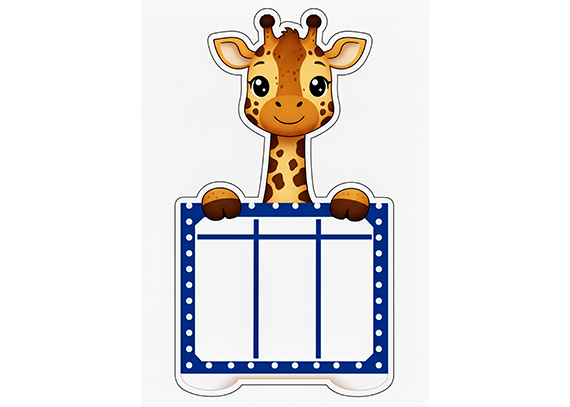 طرح زرافه برای ارزش مکانی اعداد دبستانی ها19