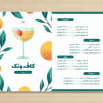 فایل آماده مناسب کافه‌ و آبمیوه بستنی