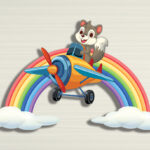 تصویر کارتونی بچگانه مناسب کارهای گرافیکی