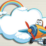 تصویر کودکانه کارتونی با پس‌زمینه‌ جذاب