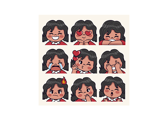 دانلود تصاویر شکلک احساسات کودکان15