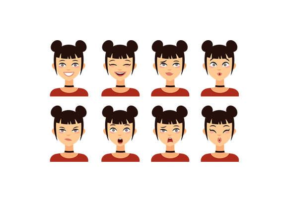 طرح چاپی چهره و احساسات کودک 43