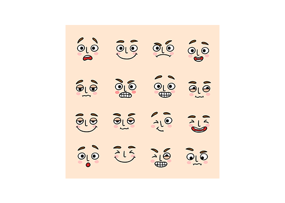 شکلک‌های احساسی کودکان مناسب آموزش49