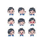 کارت‌های احساسی کودک برای آموزش ساده