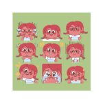 پک کاراکترهای احساسی کودک