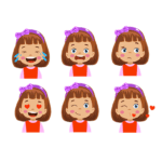 پک آموزش احساسات با چهره‌های کودکانه