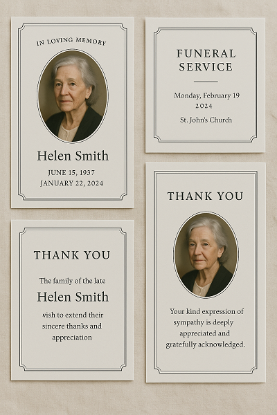 انواع آگهی ترحیم