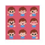 شکلک‌های آموزشی برای شناخت حالات چهره