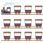 قطار اعداد برای ماشین ورودی و خروجی مدرسه