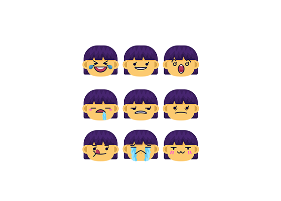 مجموعه چهره‌های هیجانی کودک جهت آموزش52