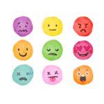 پک شکلک‌های کودکانه برای شناخت احساسات