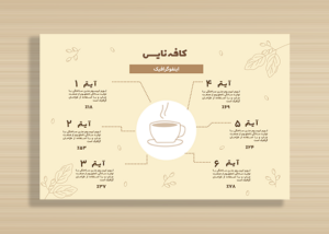 منوی کافه خاص و شیک