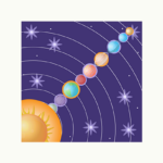 طرح لایه باز منظومه شمسی آموزشی