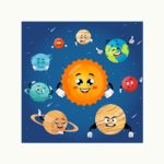 طرح آماده منظومه شمسی و سیارات