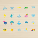 پک تصاویر آموزشی پدیده‌های طبیعی