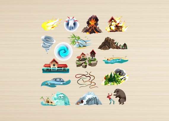 مجموعه پدیده‌های طبیعی در یک طرح27