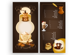 طرح ویژه برای منوی کافی شاپ ها
