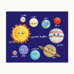 طرح آماده سیارات منظومه شمسی آموزشی